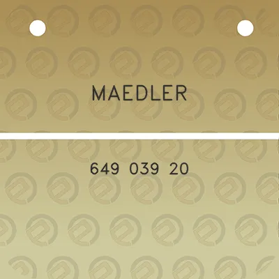 maedler-649-039-20