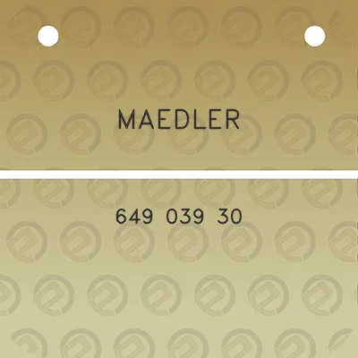 maedler-649-039-30