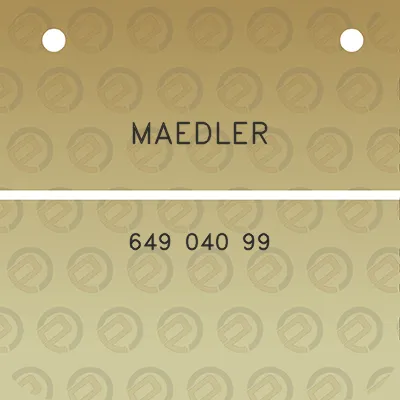 maedler-649-040-99