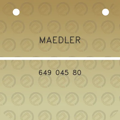 maedler-649-045-80