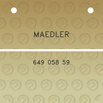 maedler-649-058-59