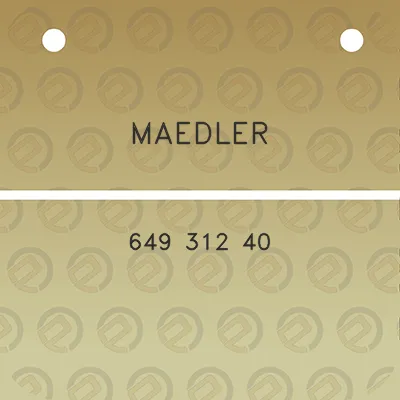 maedler-649-312-40