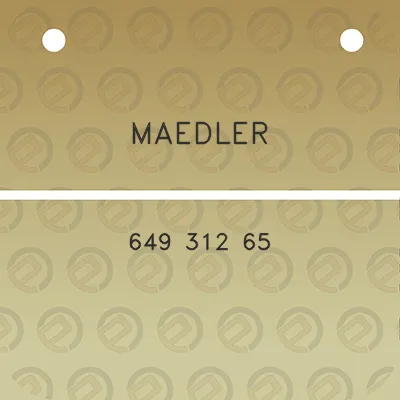 maedler-649-312-65