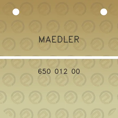 maedler-650-012-00