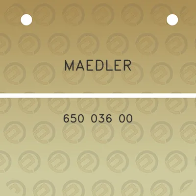 maedler-650-036-00