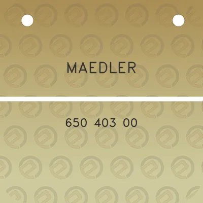 maedler-650-403-00