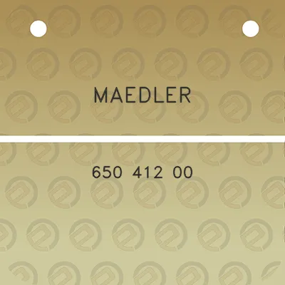 maedler-650-412-00