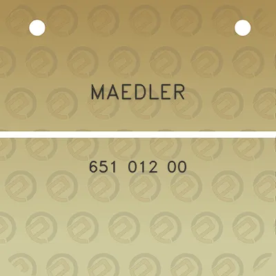 maedler-651-012-00