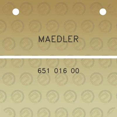 maedler-651-016-00