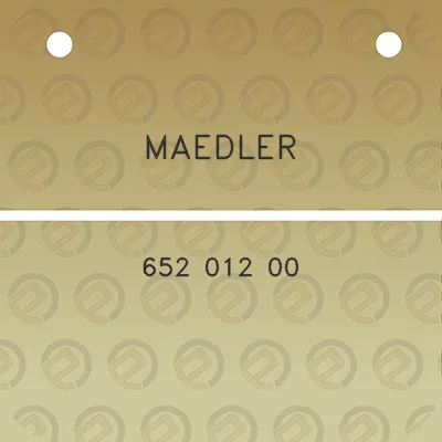 maedler-652-012-00