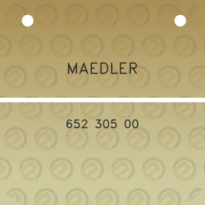 maedler-652-305-00