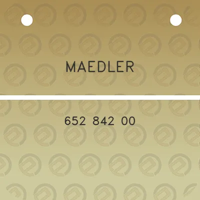 maedler-652-842-00