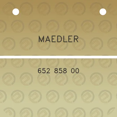 maedler-652-858-00