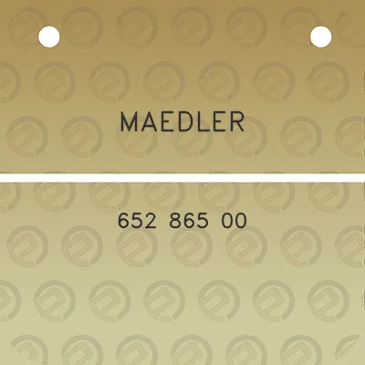 maedler-652-865-00