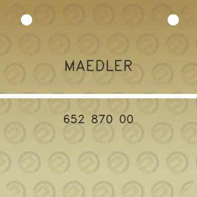 maedler-652-870-00