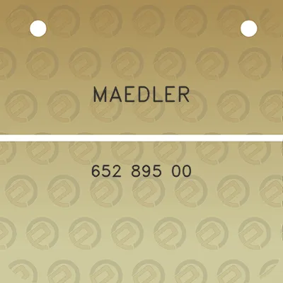 maedler-652-895-00