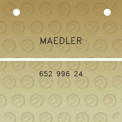 maedler-652-996-24