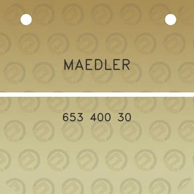 maedler-653-400-30