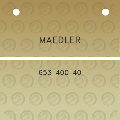 maedler-653-400-40