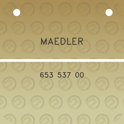 maedler-653-537-00