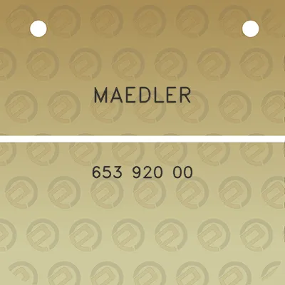 maedler-653-920-00