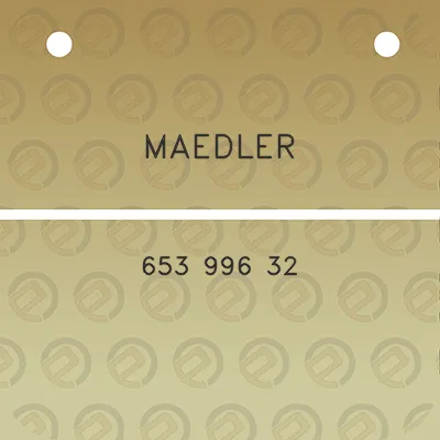 maedler-653-996-32