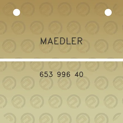 maedler-653-996-40