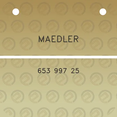 maedler-653-997-25