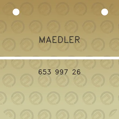 maedler-653-997-26