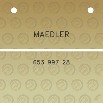 maedler-653-997-28