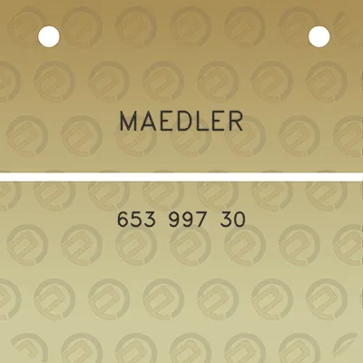 maedler-653-997-30