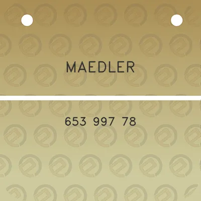 maedler-653-997-78