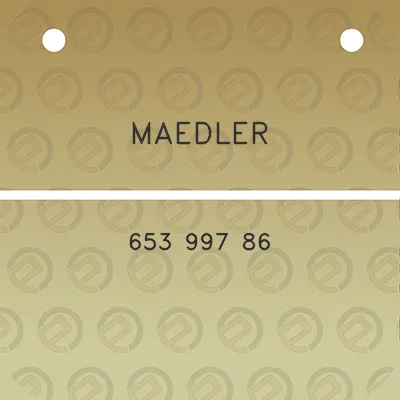 maedler-653-997-86