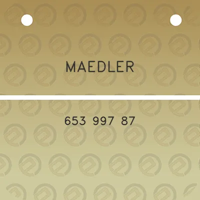 maedler-653-997-87