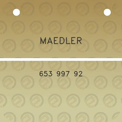 maedler-653-997-92