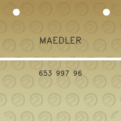 maedler-653-997-96