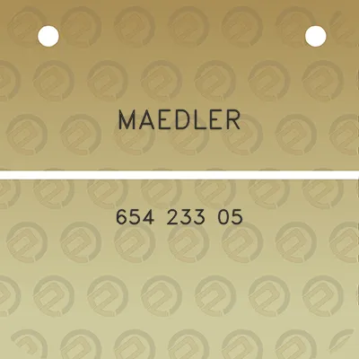 maedler-654-233-05