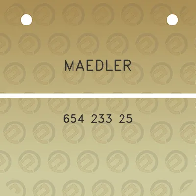 maedler-654-233-25