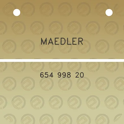 maedler-654-998-20