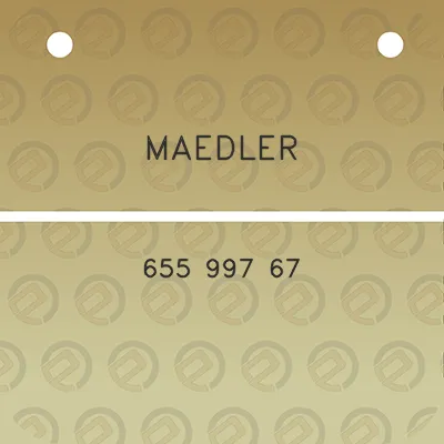 maedler-655-997-67