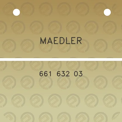 maedler-661-632-03