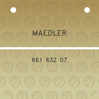 maedler-661-632-07