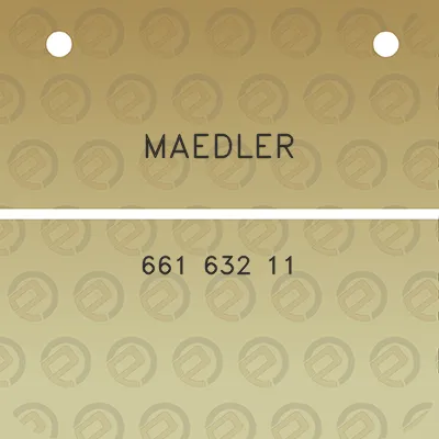 maedler-661-632-11