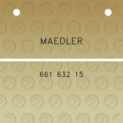 maedler-661-632-15