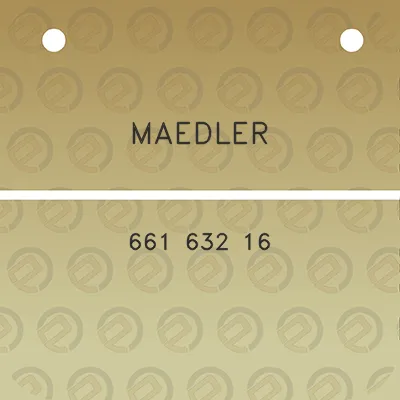 maedler-661-632-16