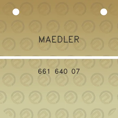 maedler-661-640-07