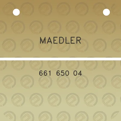 maedler-661-650-04