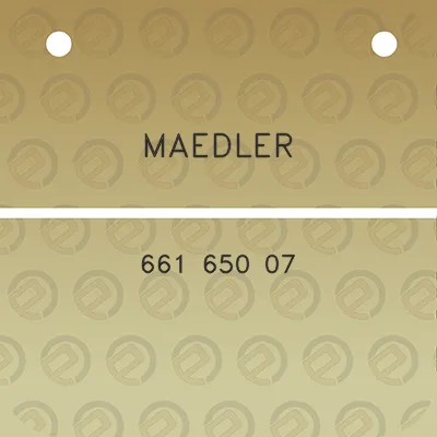 maedler-661-650-07