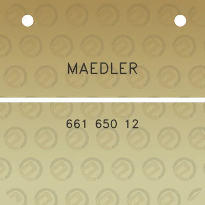 maedler-661-650-12