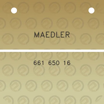 maedler-661-650-16